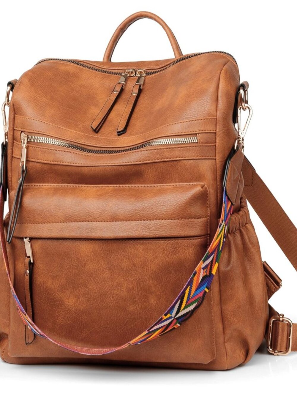 Womens Backpack Purse Leather Backpack Purse for Women Travel Fashion Backpack D